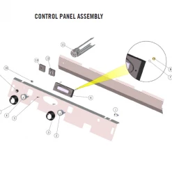 Espresso Doctor La Marzocco Parts LM Pressure Gauge 0-18 W/LED + Capillary