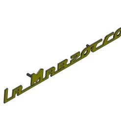 Espresso Doctor LM Logo Strada Yellow W/Studs La Marzocco Parts