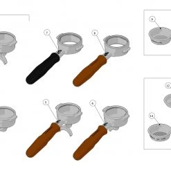 Espresso Doctor La Marzocco Parts LM Portafilter Single/Double Spout