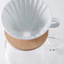 The Espresso Doctor SNOW TOP By Iwaki Coffee Pot & Dripper Set 400ml Coffee Press